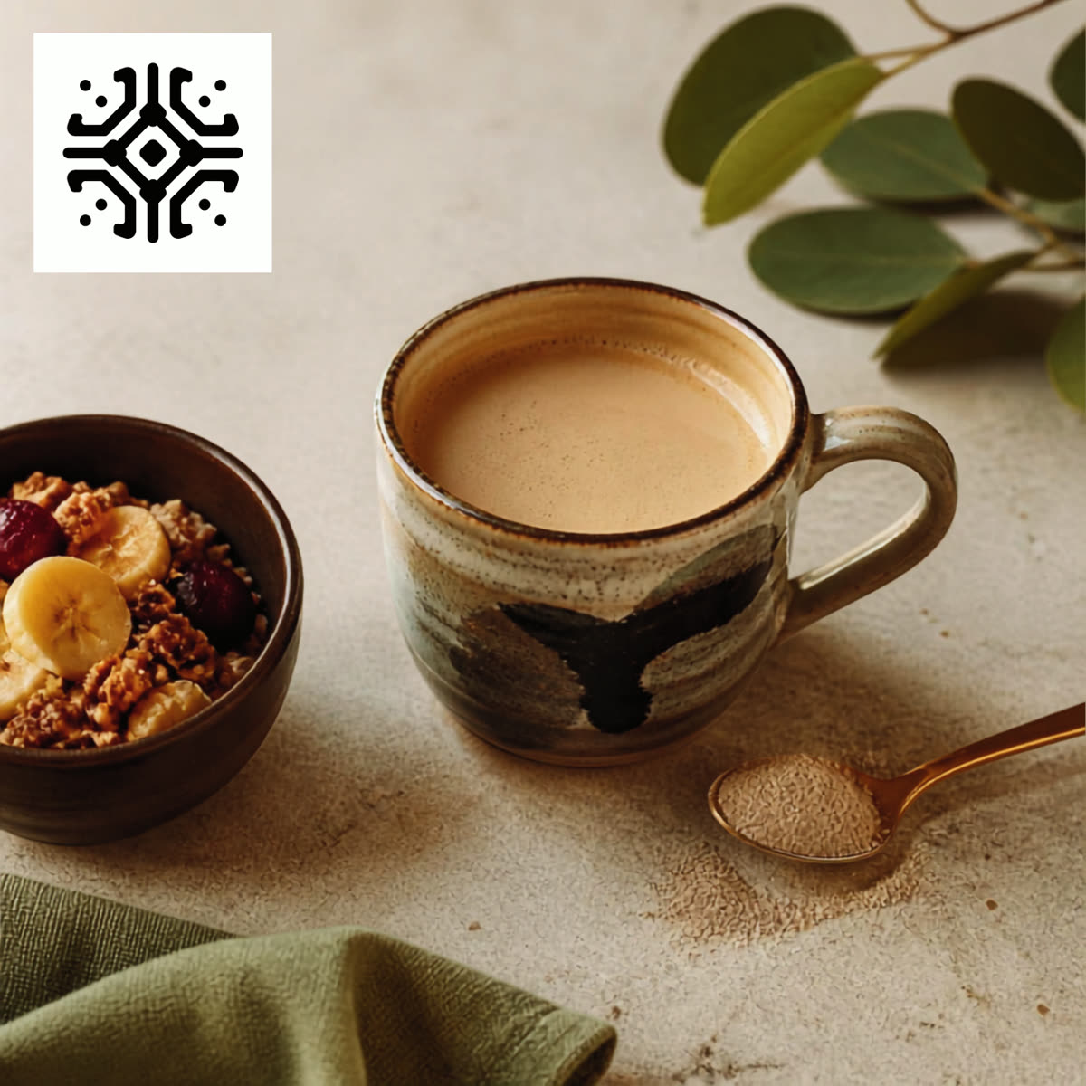 Bebida caliente de cacao y amaranto